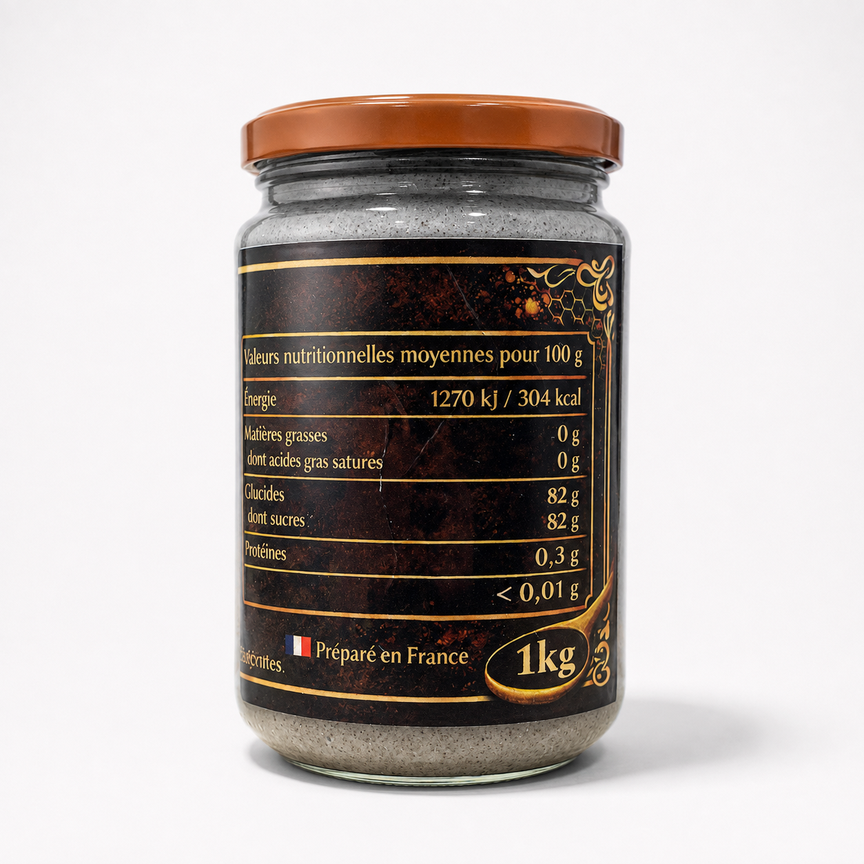 Miel Blanc Français à la Nigelle d’Éthiopie – Préparation Authentique 1 kg