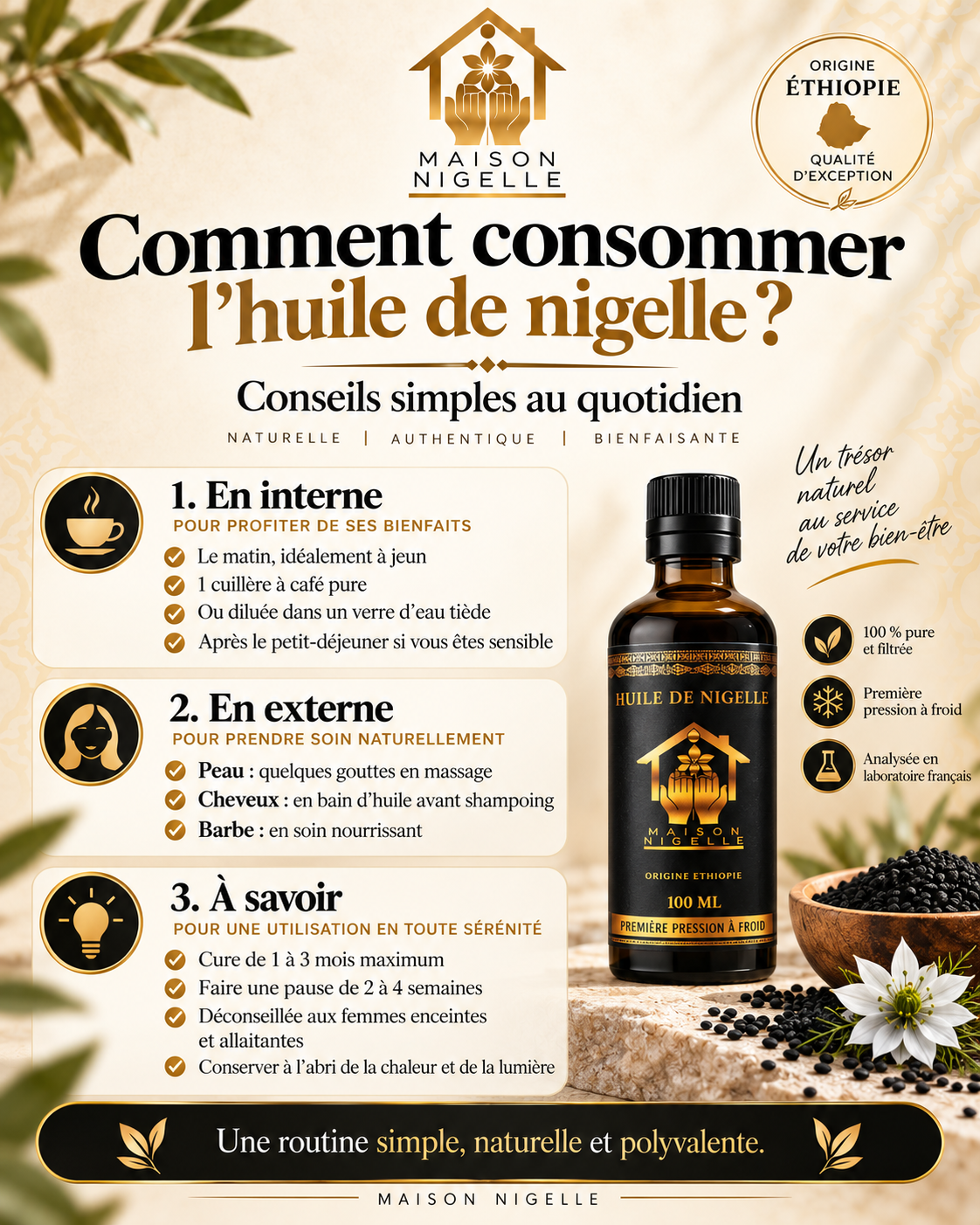 Huile de Nigelle Éthiopie