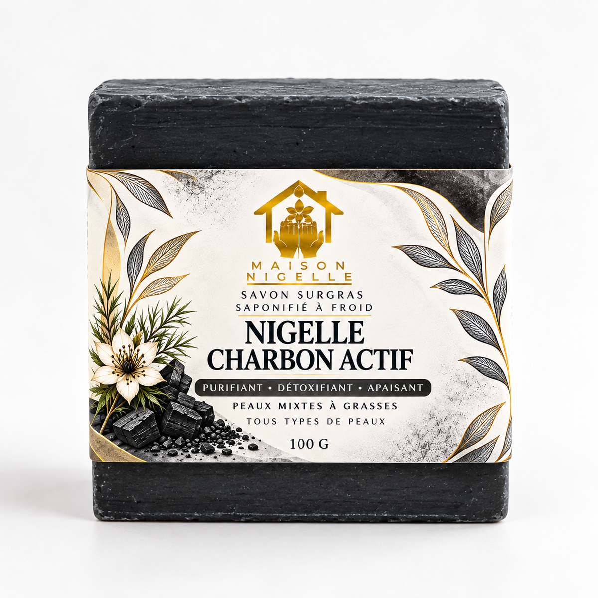 Savon de Nigelle au Charbon Actif