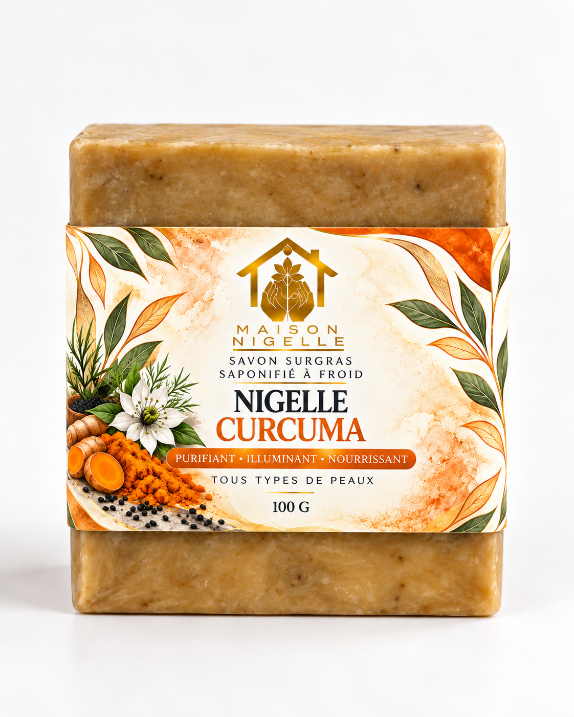 Savon Nigelle & Curcuma Surgras