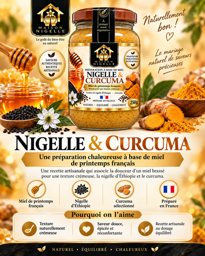 Miel au nigelle & curcuma