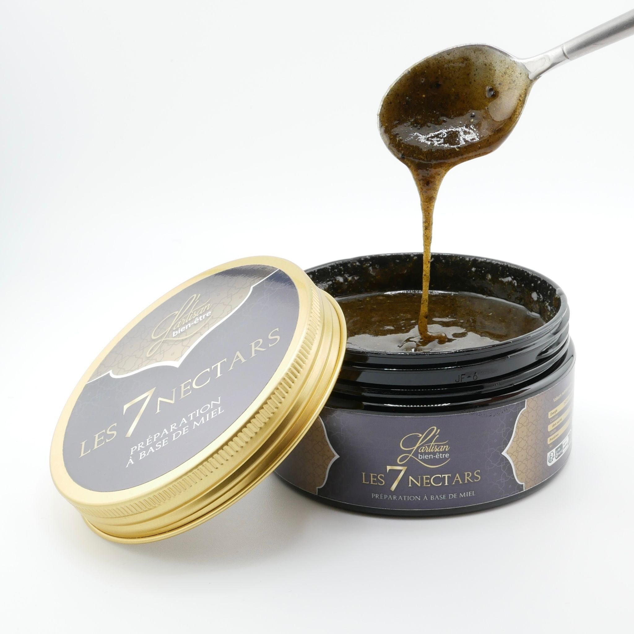 Les 7 Nectars Shifa – Préparation bien-être au miel & ingrédients naturels (300 g)
