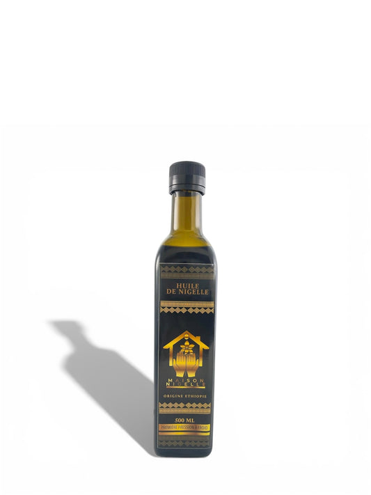 Huile de Nigelle d’Éthiopie – Première pression à froid, 100 % pure (500 ml)