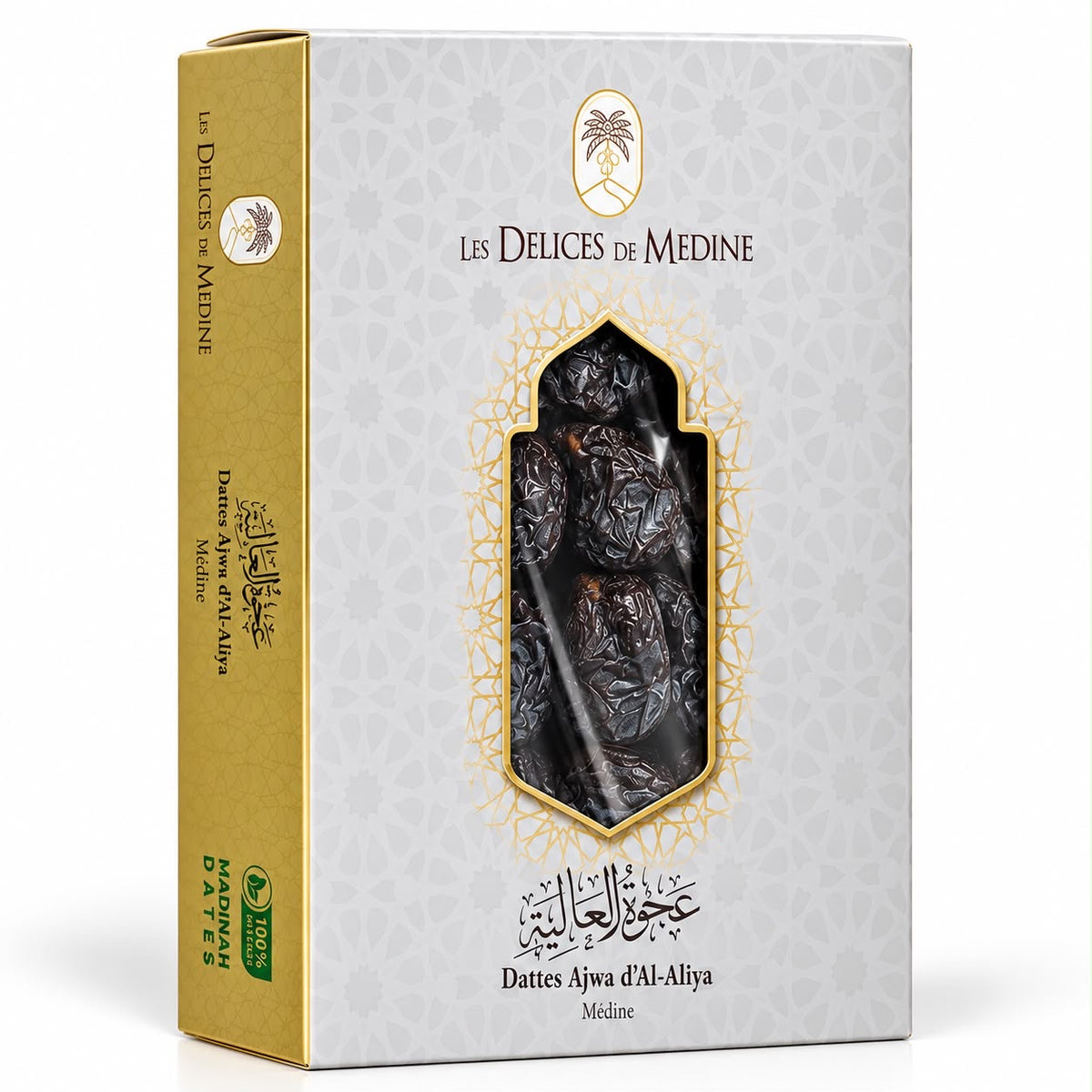 Dattes Ajwa d’Al-Aliya de Médine – Coffret 500 g