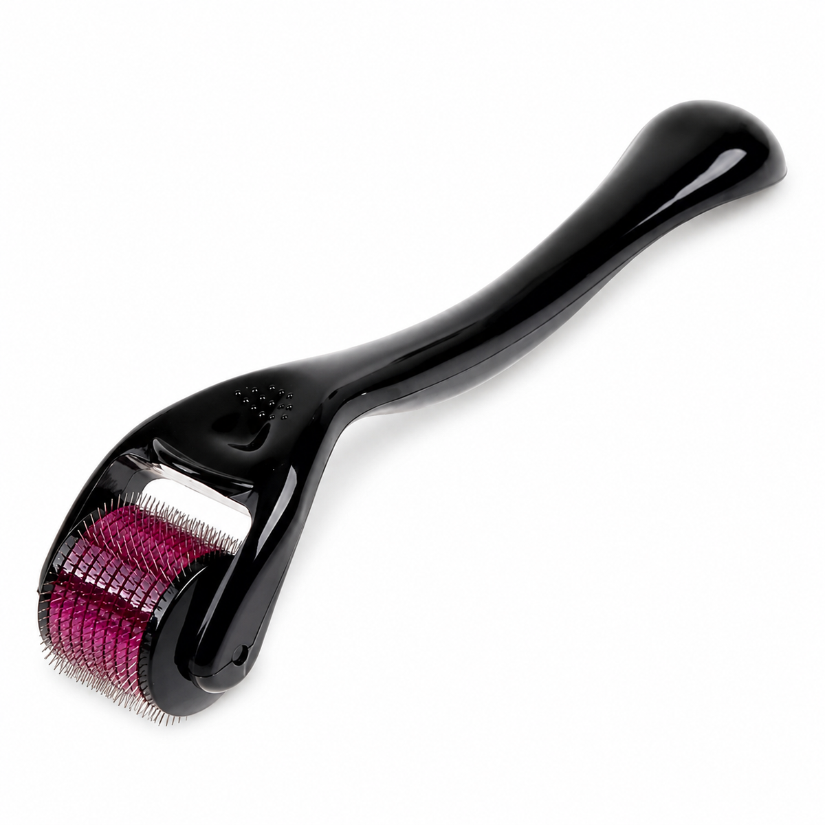 Derma Roller 0,5 mm – 540 Aiguilles en Acier – Visage, Barbe & Cuir Chevelu
