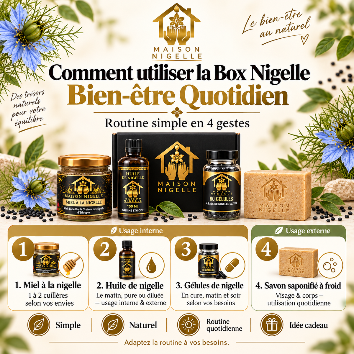 Box Nigelle Bien-être Quotidien