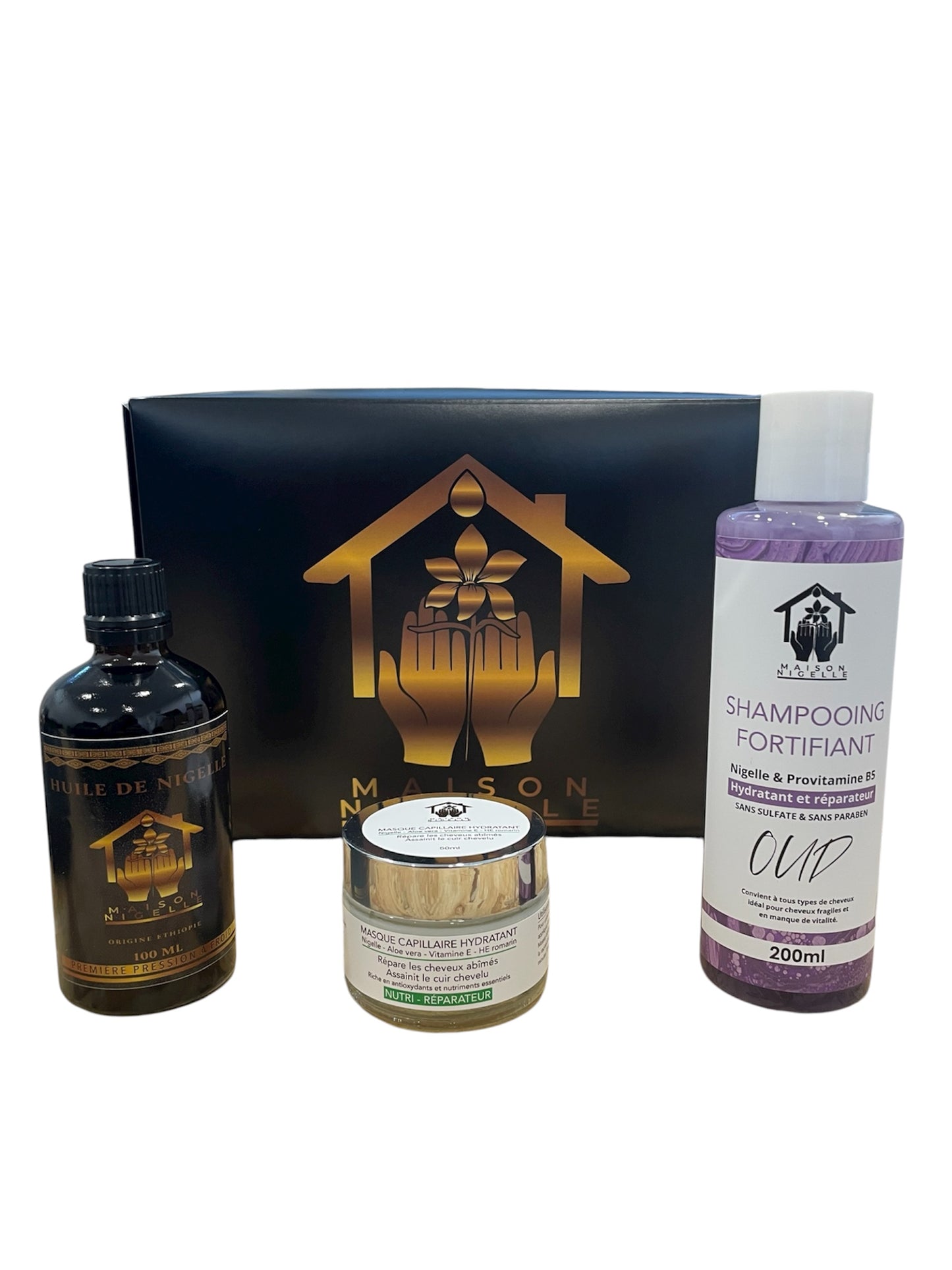 Box Nigelle Beauté Capillaire – Routine Complète Fortifiante & Réparatrice