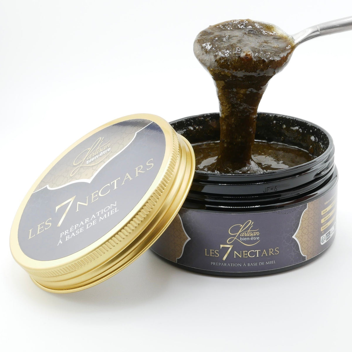 Les 7 Nectars Shifa – Préparation bien-être au miel & ingrédients naturels (300 g)
