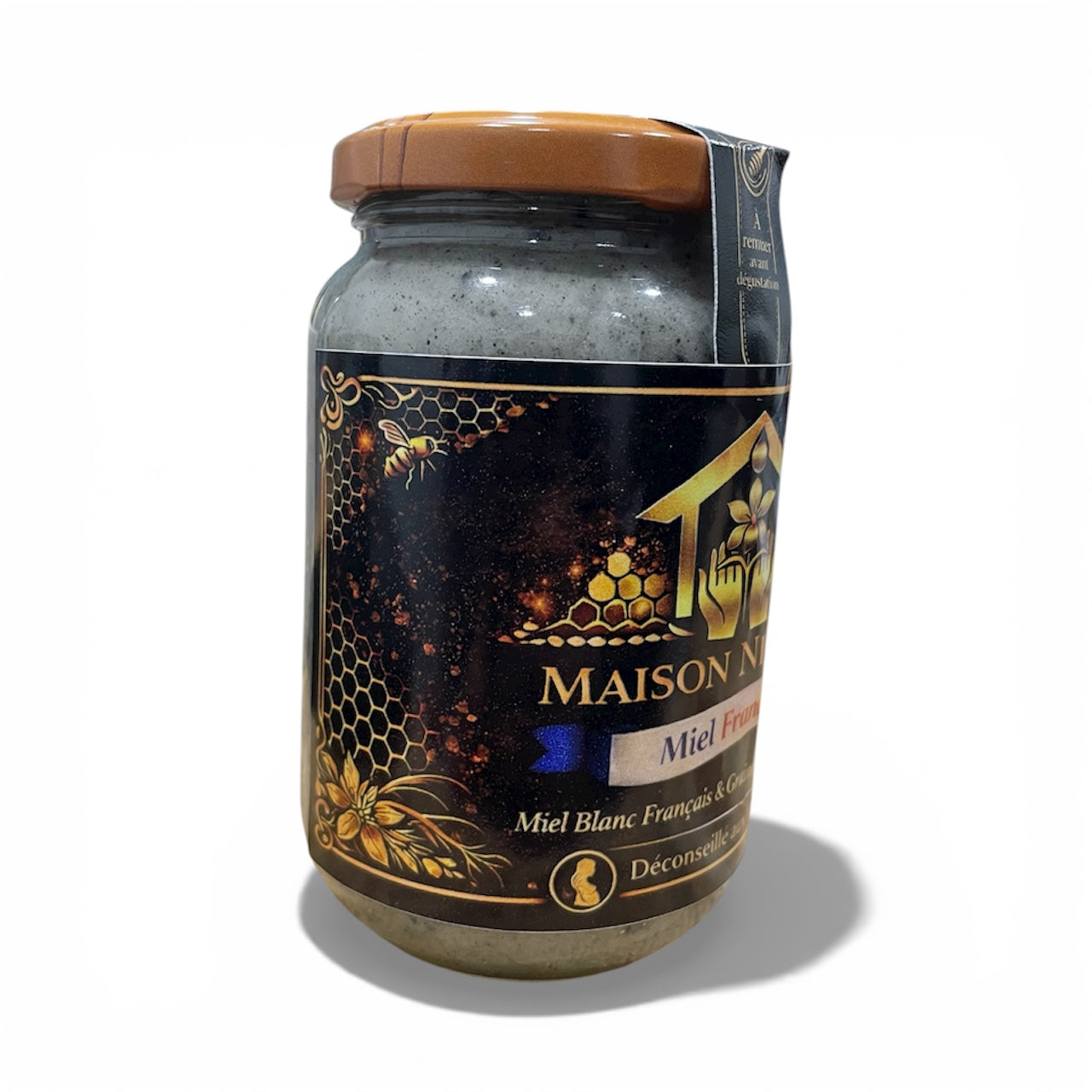 Miel Blanc Français à la Nigelle d’Éthiopie – Préparation Authentique 500g