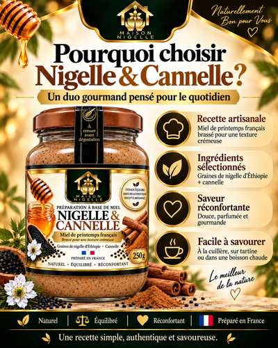 Miel au nigelle & cannelle