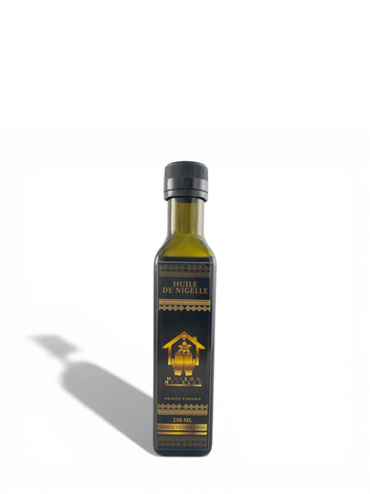 Huile de Nigelle d’Éthiopie – Première pression à froid, 100 % pure (250 ml)
