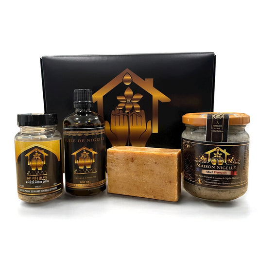 Box Nigelle Bien-être Quotidien – Coffret naturel à la nigelle pour santé, énergie & peau