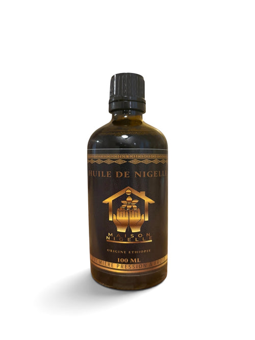 Huile de Nigelle d’Éthiopie – Première pression à froid, 100 % pure (100 ml)