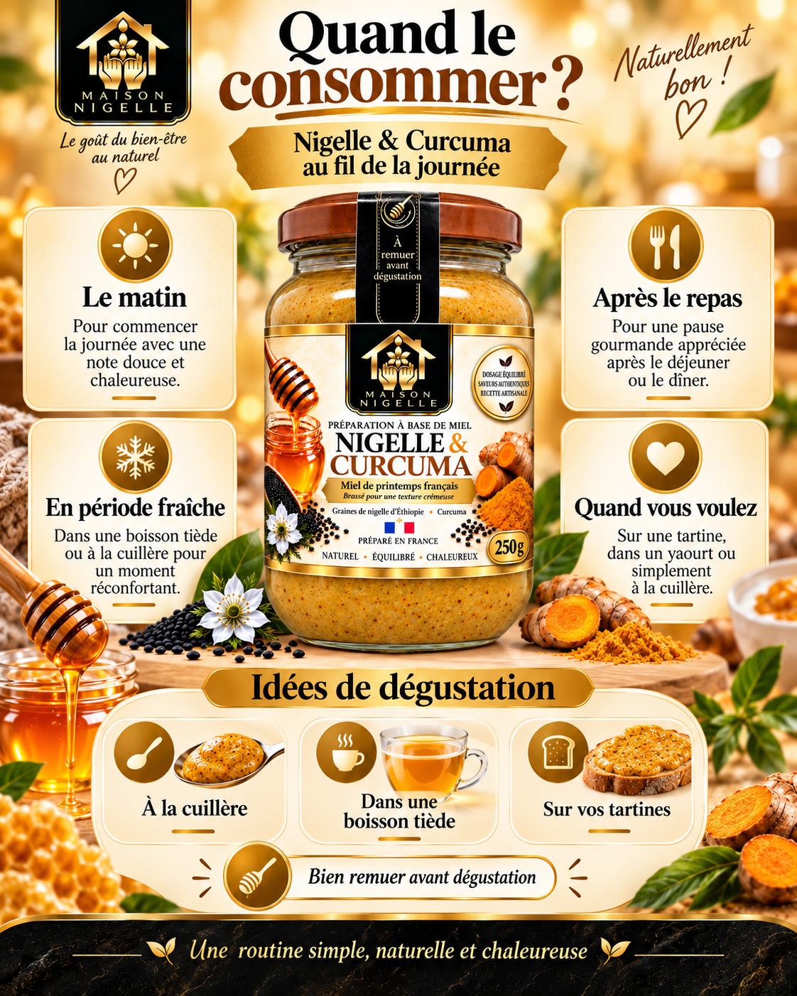 Miel au nigelle & curcuma