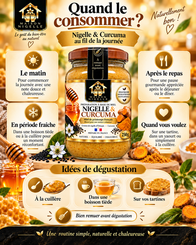 Miel au nigelle & curcuma