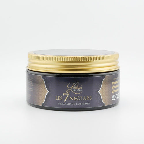 Les 7 Nectars Shifa – Préparation bien-être au miel & ingrédients naturels (300 g)