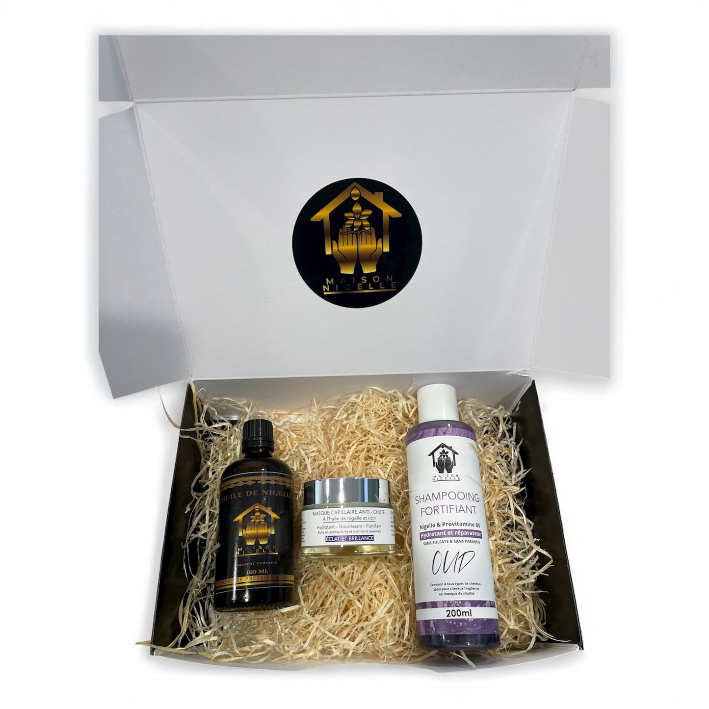 Box Nigelle Beauté Capillaire – Routine Complète Fortifiante & Réparatrice