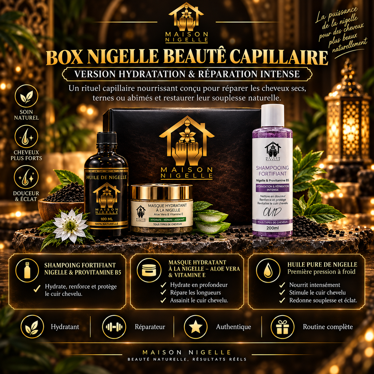 Box Nigelle Beauté Capillaire