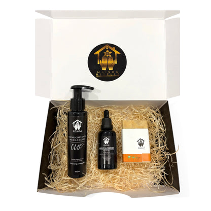Box Nigelle Soin Barbe – Coffret à la nigelle (Pousse & densité ou nutrition & douceur)