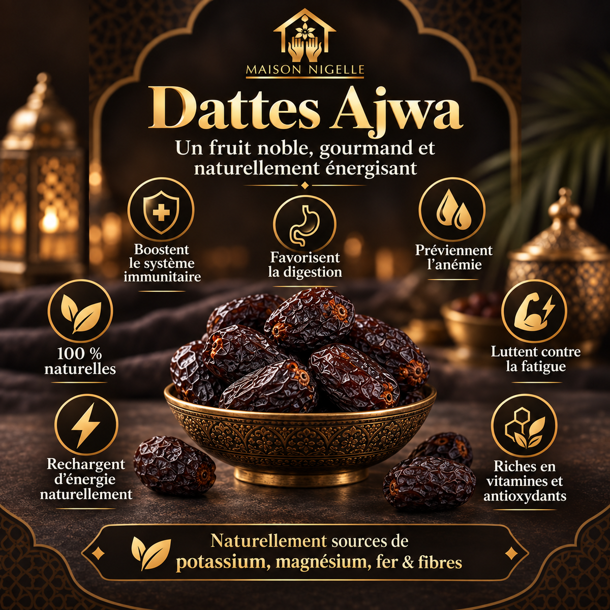 Dattes Ajwa de Médine