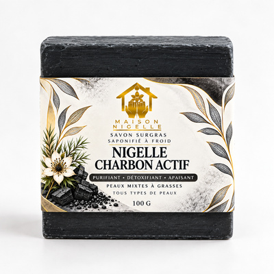 Savon de Nigelle au Charbon Actif