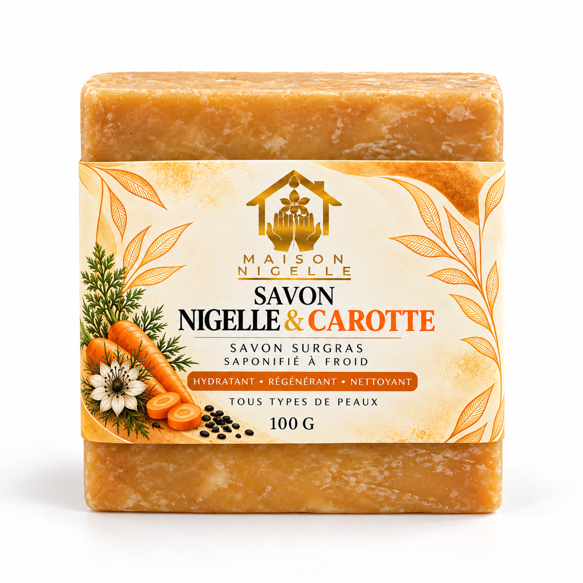 Savon de Nigelle à la Carotte