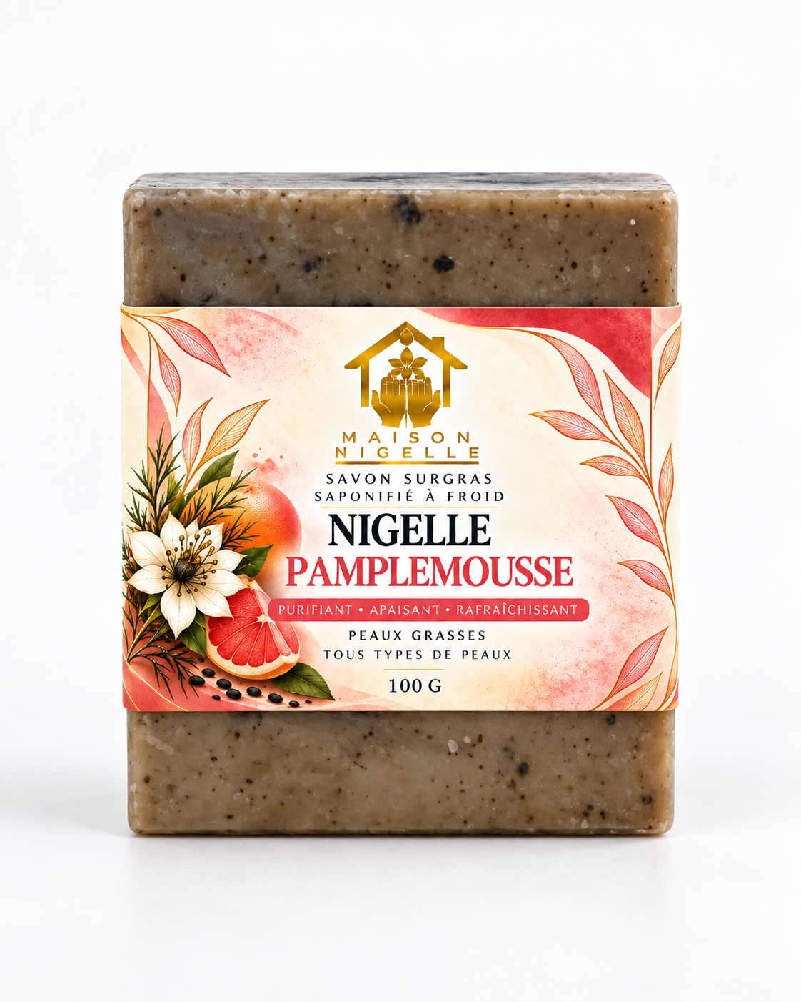 Savon à la Nigelle & Pamplemousse
