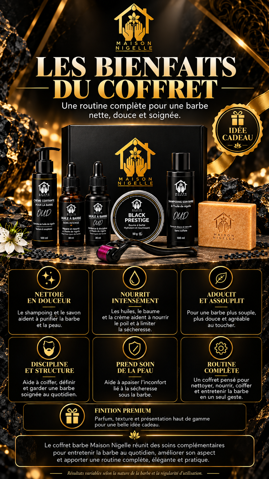 Coffret Barbe Complet à la Nigelle