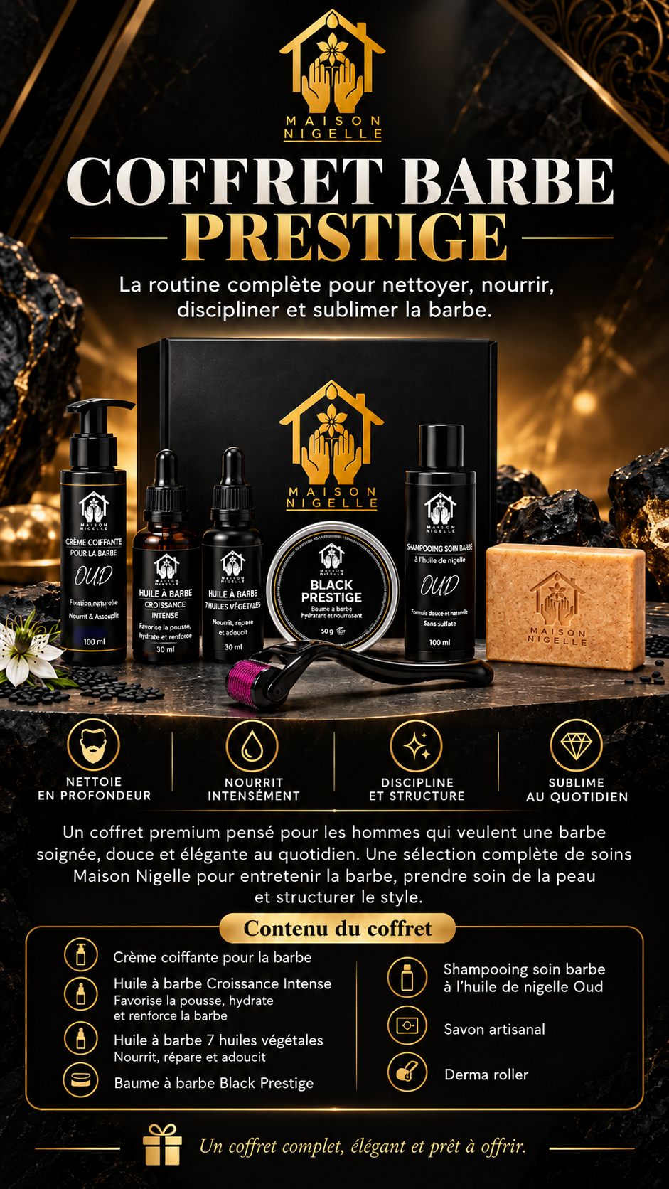 Coffret Barbe Complet à la Nigelle