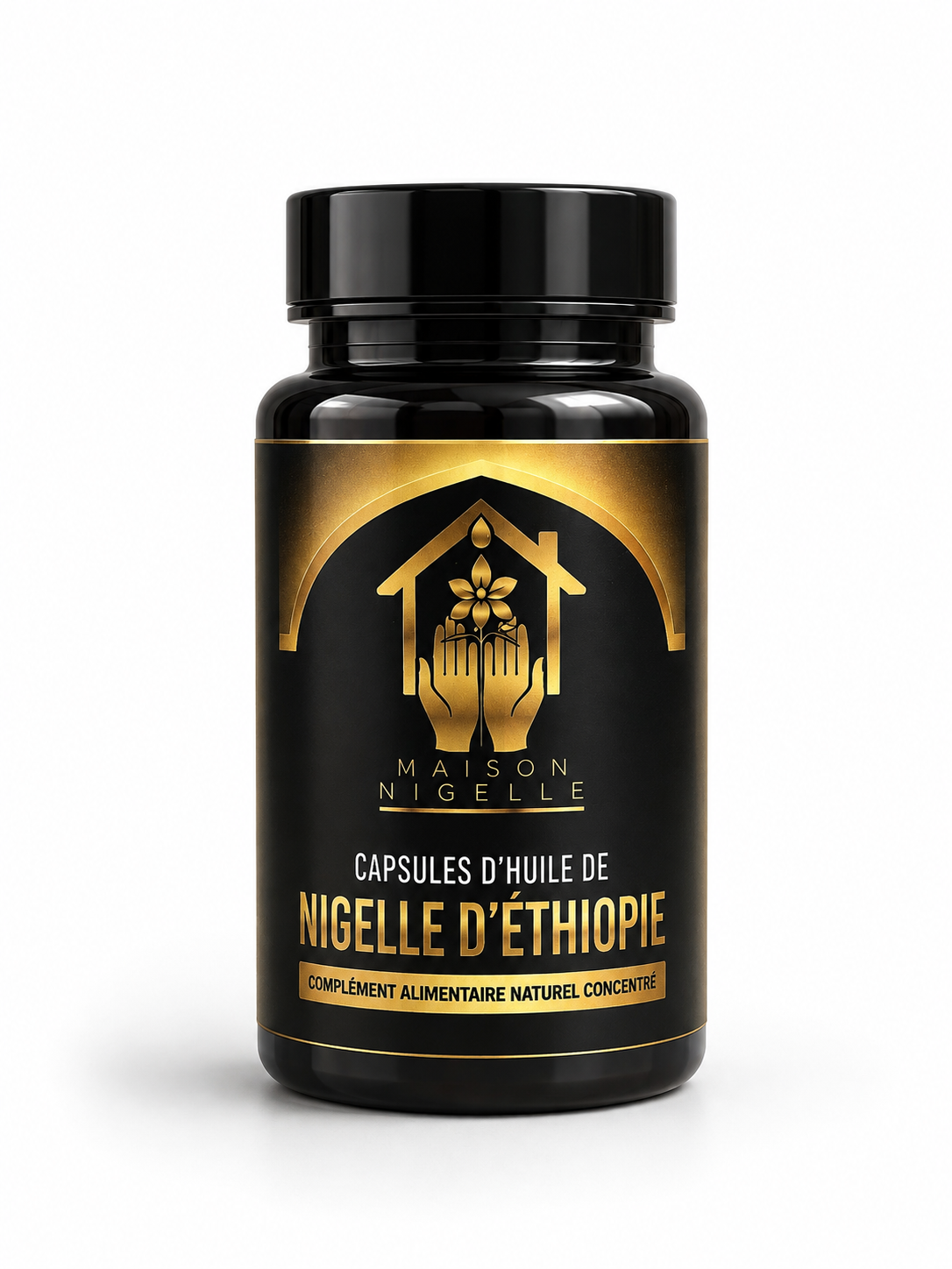 Capsules d’Huile de Nigelle d’Éthiopie 500 mg Pressée à Froid – Complément Alimentaire Naturel