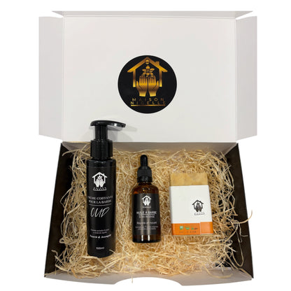 Box Nigelle Soin Barbe – Coffret à la nigelle (Pousse & densité ou nutrition & douceur)
