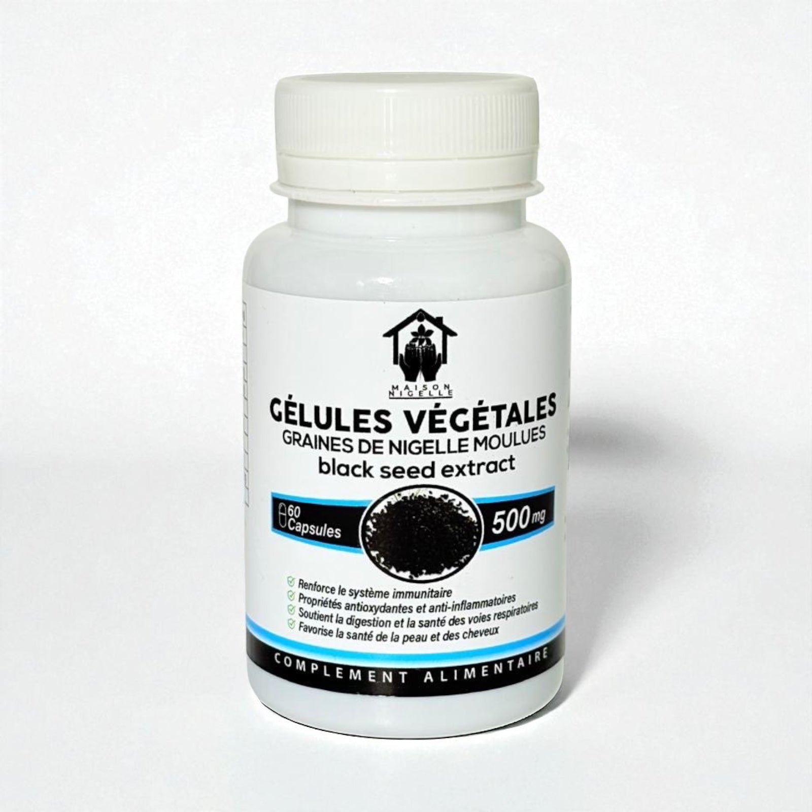 Gélules Végétales Bio à la Graine de Nigelle du Maroc